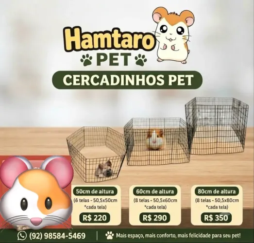 Cercadinho para pets