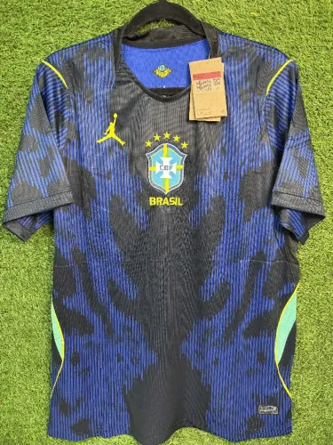 Camisa Brasil Nike I 2026/27 - Torcedor Masculina - Azul Jordan - (Pronta Entrega)