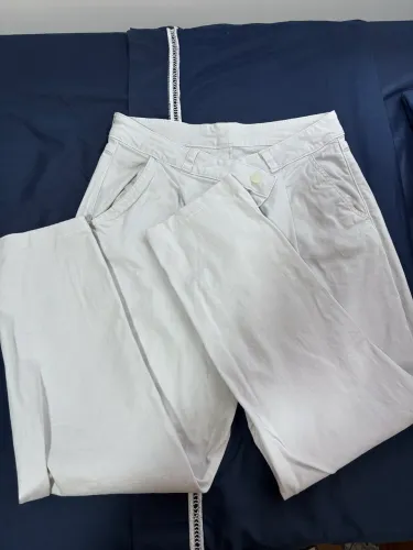 Calça Branca Azulada G2