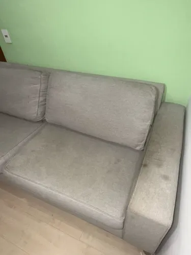 Sofá Cinza Tok&Stok 3 lugares