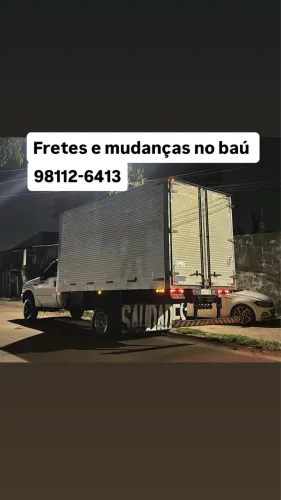 Transporte e mudança no baú