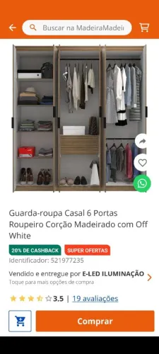 Vendo guarda roupa