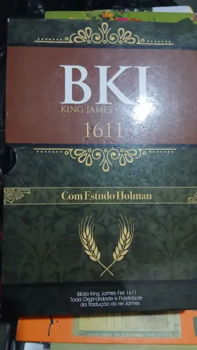 Bíblia bkj estudo holman usada
