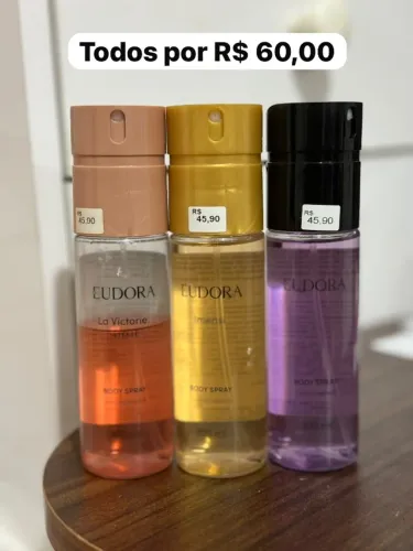 Kit 3 body splash Eudora