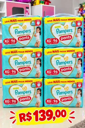 Promoção Pampers Premium Care Pants 