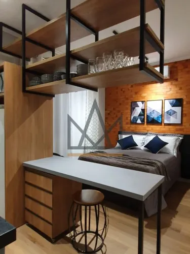 Apartamento tipo estúdio no Centro de Florianópolis para Locação