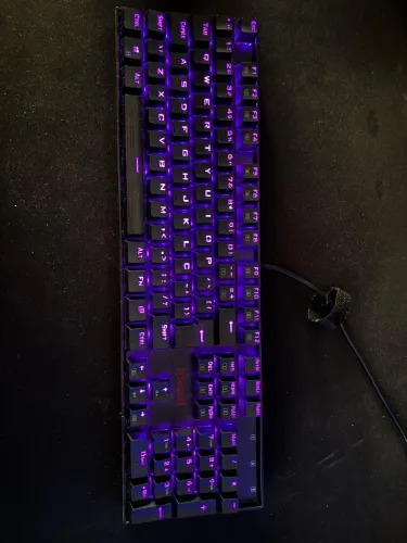 Teclado mecânico gamer redragon Mitra RGB