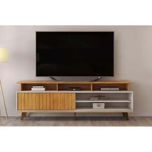 Rack Flow para TV até 70' - Entrega/Montagem Grátis p/Fortaleza - Consultar Regiões