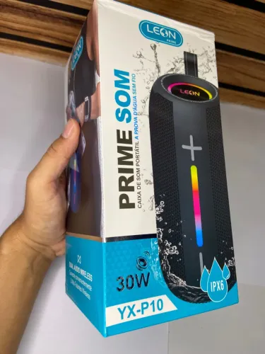 Caixa de Som Bluetooth Led RGB Leon Prime 30W YX-P10 an5