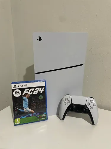 PS5 slim 1 terá - C/ leitor - completo c/caixa