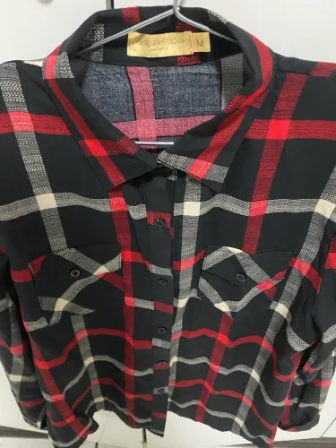 Blusa xadrez unissex