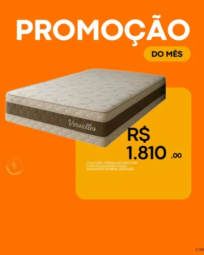 Colchão Versalles Tamanho King molas ensacadas espumas D40 / pague na entrega 