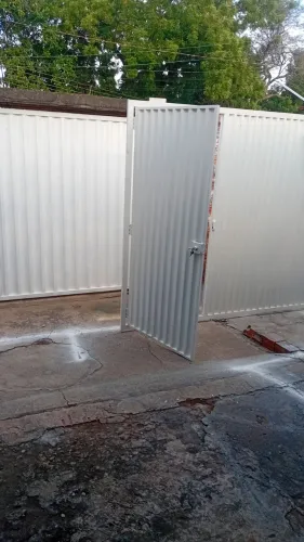Portão galvanizado pintado *19