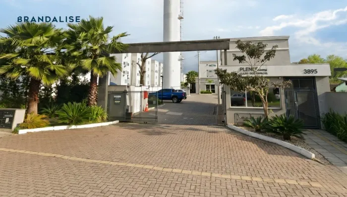 A Brandalise aluga apartamento com 44,70m², 2 dormitórios no bairro Estância Velha em Cano