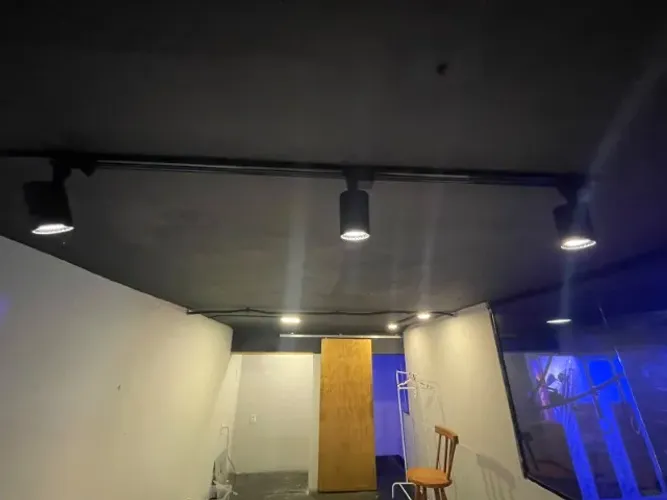 Trio de luz para teto com 3 spots