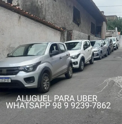Aluguel/locação de carro para Uber