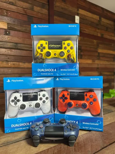 CONTROLE PS4 NOVOS ENTREGAMOS COM GARANTIA.