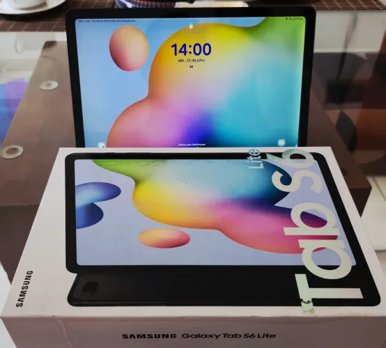 Samsung Galaxy Tab S6 Lite 128GB + S Pen + Capa | Chip e MicroSD