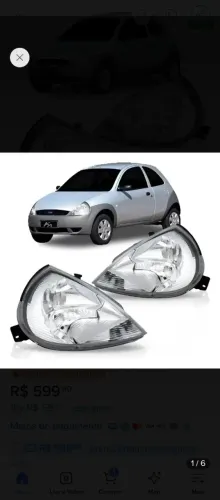 Farol Ford Ka novo