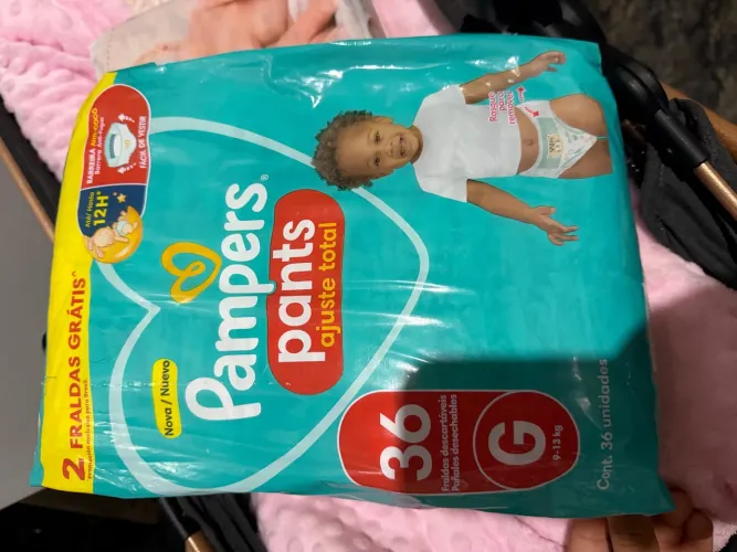 Fralda Pampers 36 tamanho G