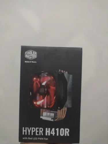 Cooler hyper h410r with red LED