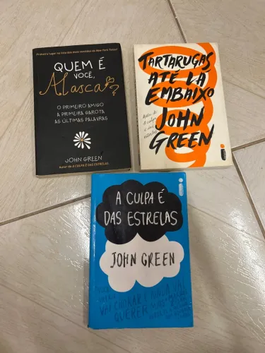 Livros (combo): 3 livros de john green