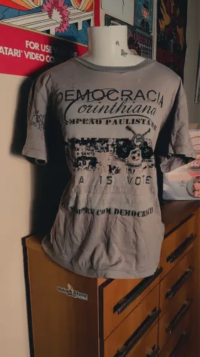 Camisa Corinthians Democracia Corinthiana Limited Edition + Autógrafo Bebeto