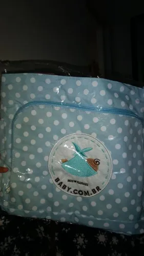 Vende-se Bolsa azul clear baby