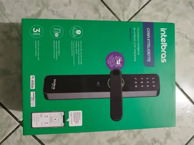 Fechadura Inteligente de Embutir com Maçaneta MFR 7000 V Intelbras