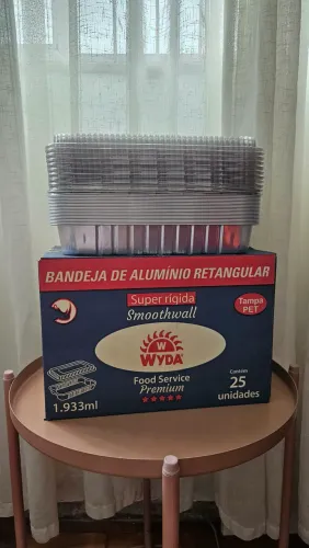 Bandeja de aluminio