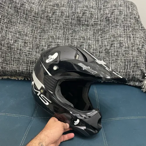 Capacete para motocross!