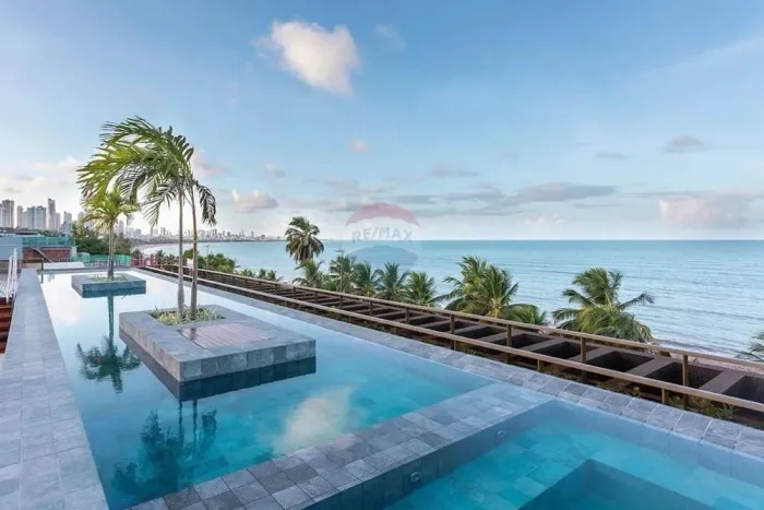 Flat com 30m2 à venda a Beira-Mar de Cabo Branco | Flat Pronto para Airbnb com Alta Rentab