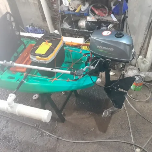 Caiaque Ayres com Motor poupa hidea 3hp 