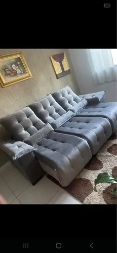 Sofás retrátil e reclinável de luxo