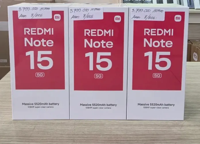 Redmi Note 15 5G NFC 512/08-PRETO + Entrega Grátis