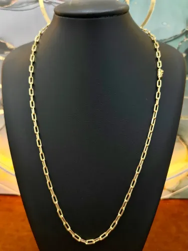 Cordão de ouro Cartier facetado 35g maciço ( LOJA FÍSICA )