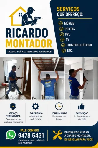 Montador de móveis e assentador de portas de Caruaru 
