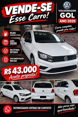 Volkswagen Gol Geração VII 1.0 12V Flex Mec. 4P 2020