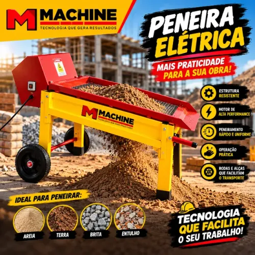 PENEIRA ELETRICA MMACHINE PRODUTO NOVO E EM ESTOQUE