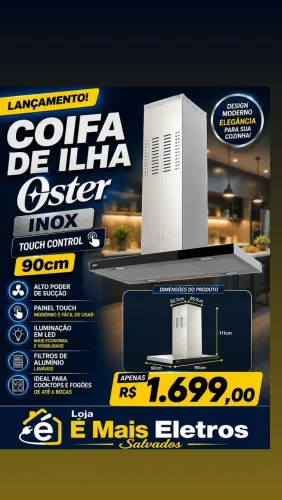 Coifa de Ilha Oster