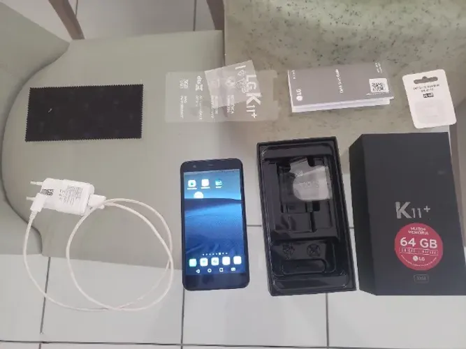 Smartphone LG K11 PLUS - Completo com caixa original - Vendo ou Troco
