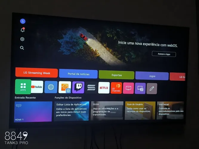 Smart TV LG 43" 4K UHD ThinQ AI 43UR7800PSA
