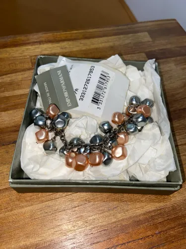 Pulseira Emporio Armani Original na etiqueta - Made in Italy (Perfeita p/ Presente)