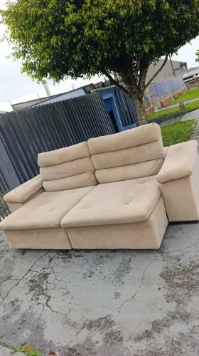 Sofá Higienizado Retrátil e Reclinável