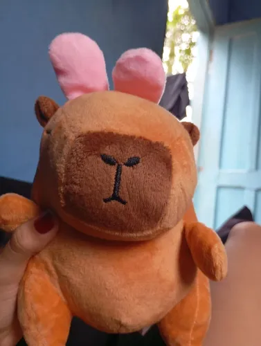 Capivara de pelúcia 