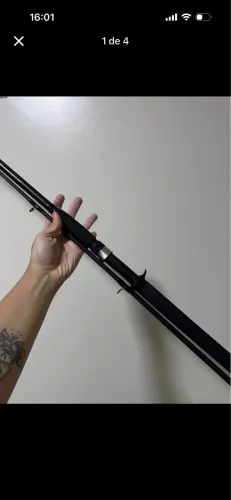 Vara de pesca LWS Falcon 2.40m full carbono 