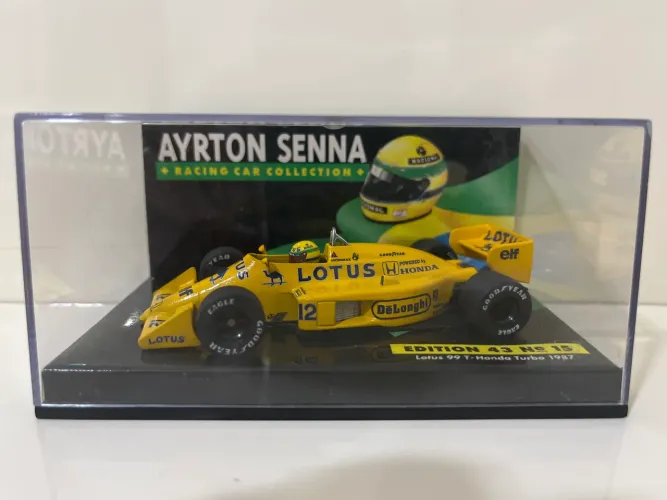 Ayrton Senna 1:43 F1 Minichamps Edition 43 N:15 Lotus 99 T-Honda Turbo 1987