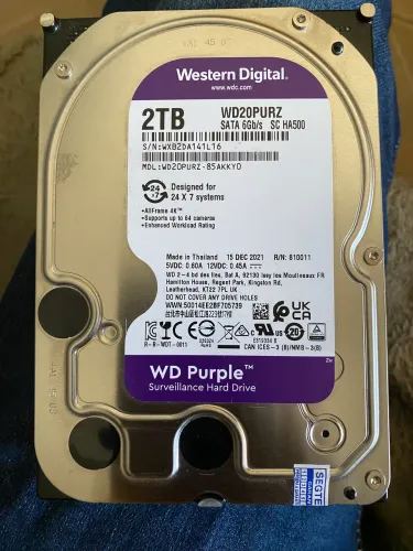 Hd WD purple 2T