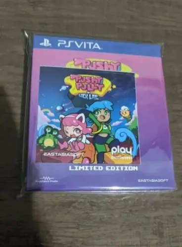 Jogo Ps Vita Pushy And Pully Limited Edition Lacrado Psvita