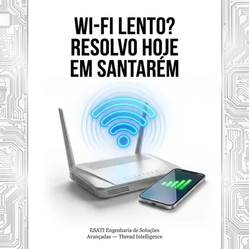 Configuro Wi-Fi, Roteador e Rede em Domicílio ? Santarém<br>